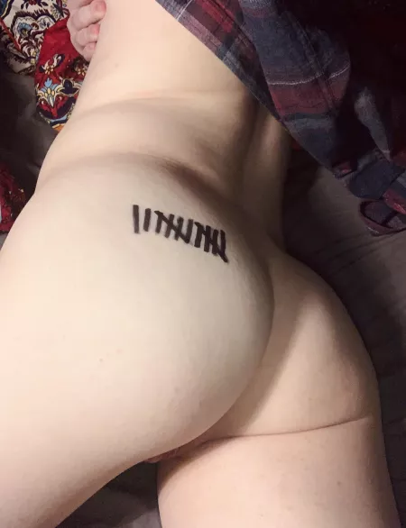 Tonight was the first time we tallied my orgasms 🖤💦 Tonight was the first time we tallied my orgasms 🖤💦