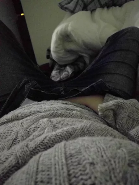 Took a break from housework when I got to the bedroom