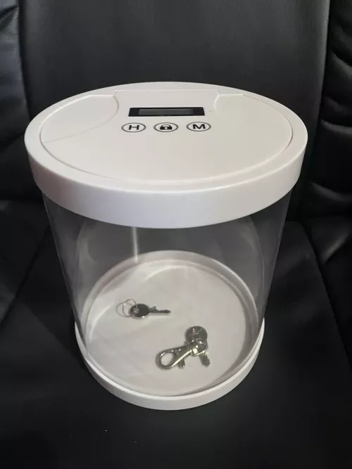 Took my next step because Iβm not brave enough to post my keys to someone yet. My heart started racing and my cock started raging against the cage the second I heard the lock click. Waaaaay better feeling than always having access π