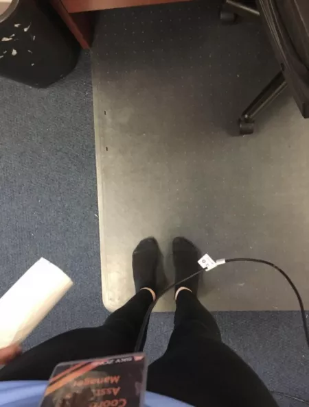 Took my shoes off to work today ๐