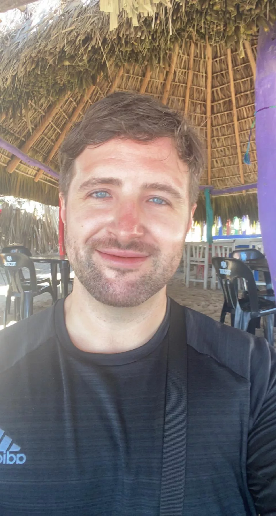 Took this on Zipolite Beach in Oaxaca, Mexico. I’m told I have ocean blue eyes?