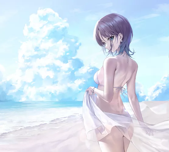 Toru Asakura at the Beach