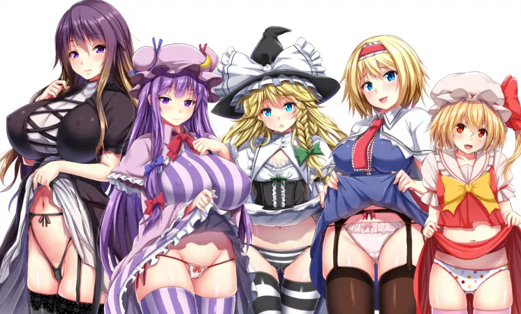 Touhou assorted pantsu Touhou assorted pantsu
