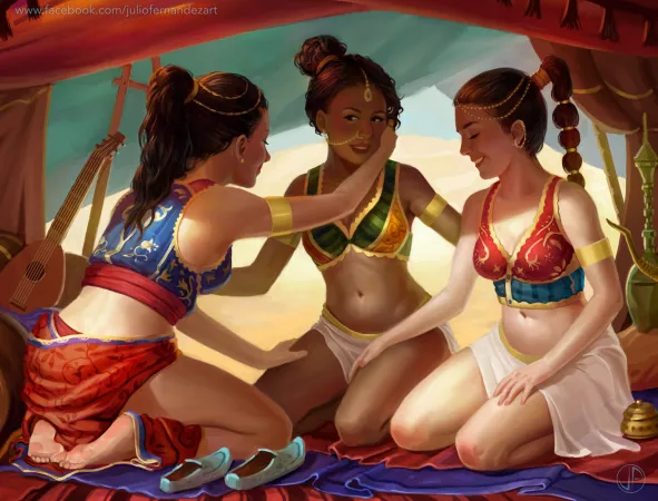 Tres princesas by Julio Fernandez Tres princesas by Julio Fernandez