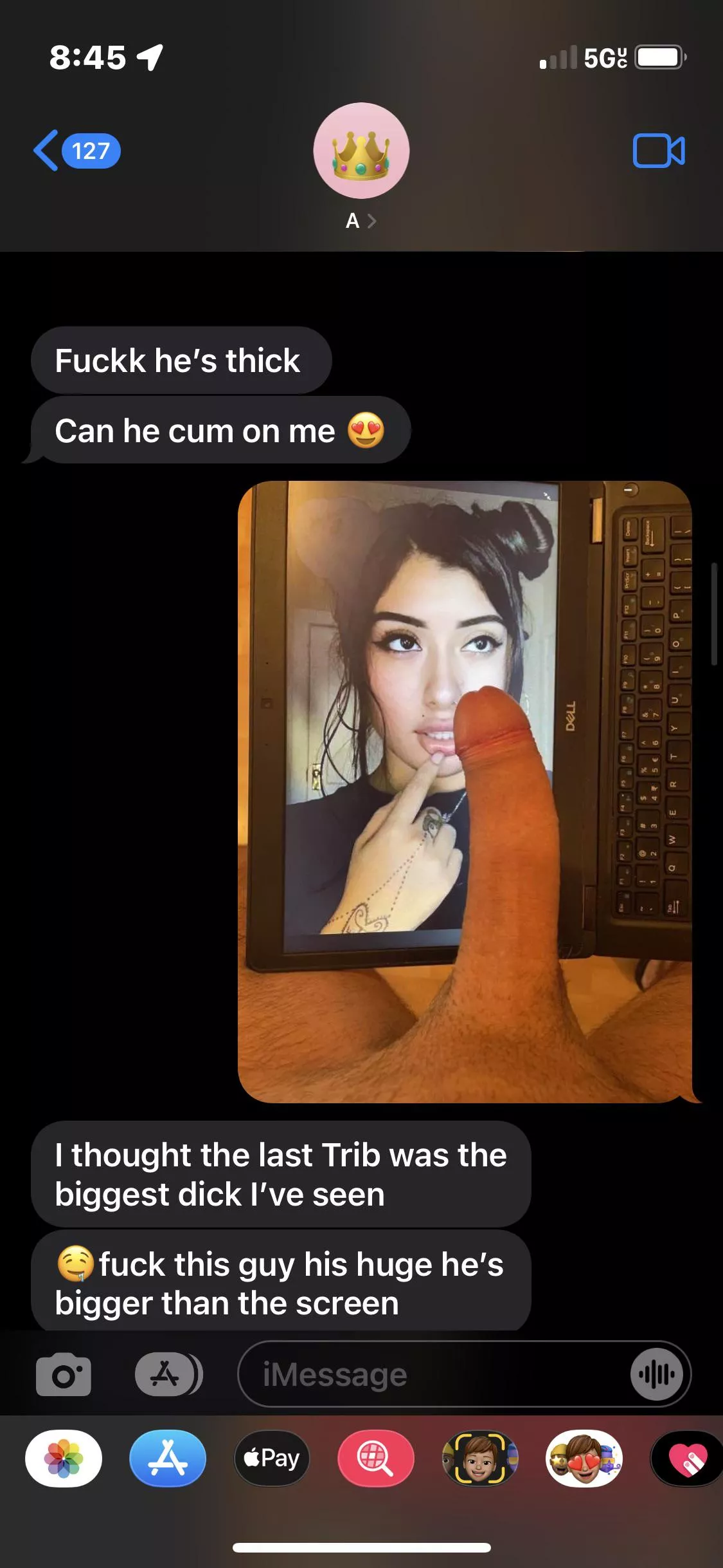 Trib my gf for her reaction kik mami_simba Trib my gf for her reaction kik mami_simba