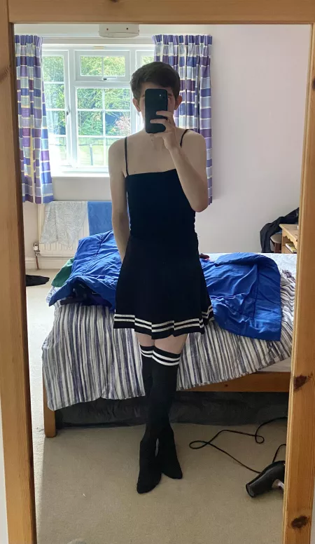 Tried just wearing all-black for the first time… Tried just wearing all-black for the first time…