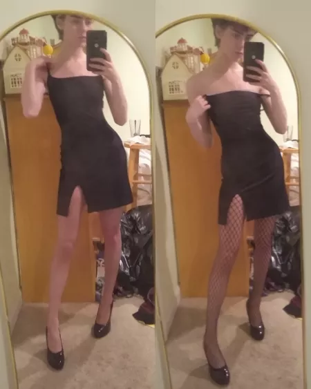 Tried on a dress for the first time in a while Tried on a dress for the first time in a while