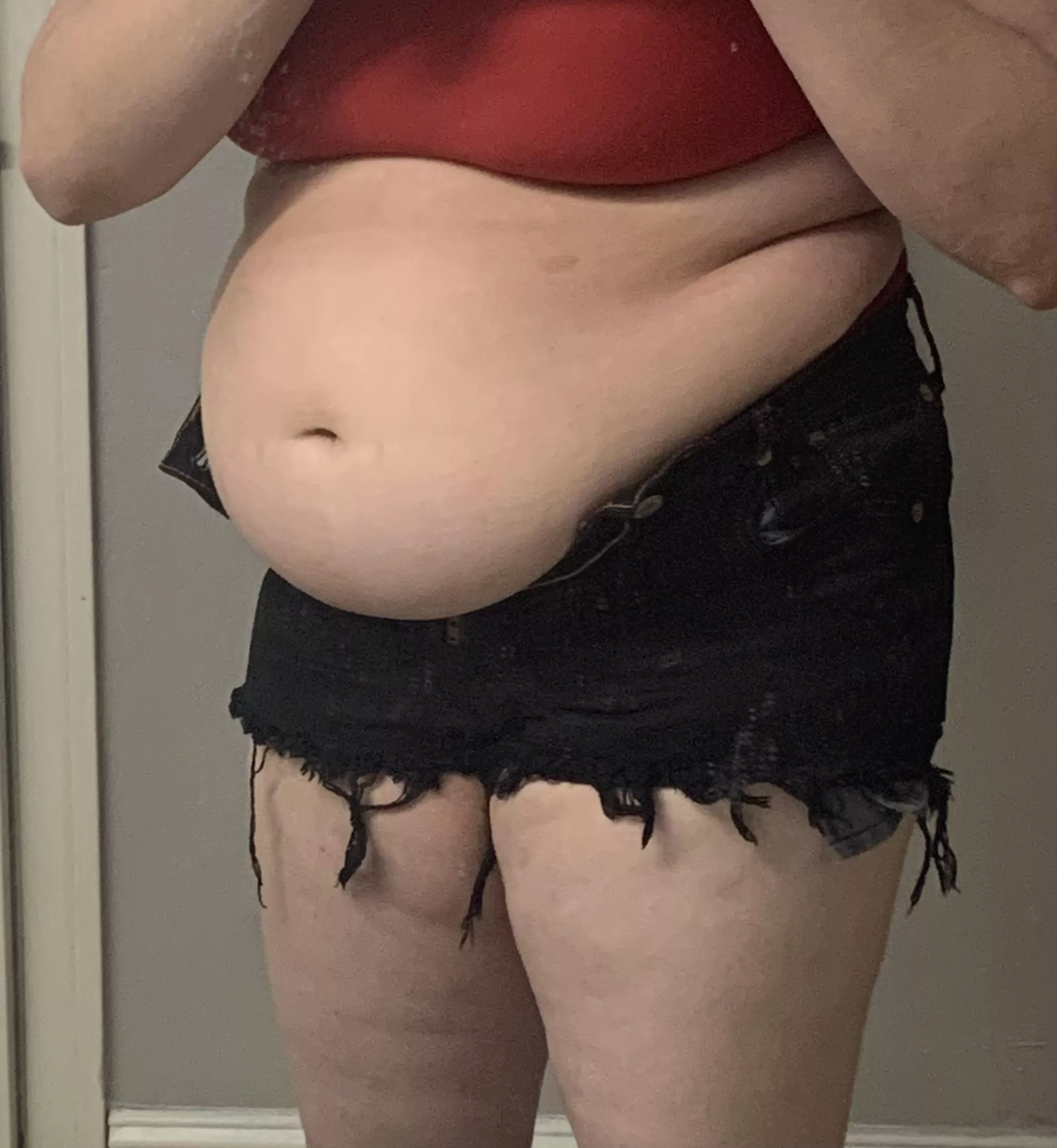 Tried Putting on an Old Pair of Shorts