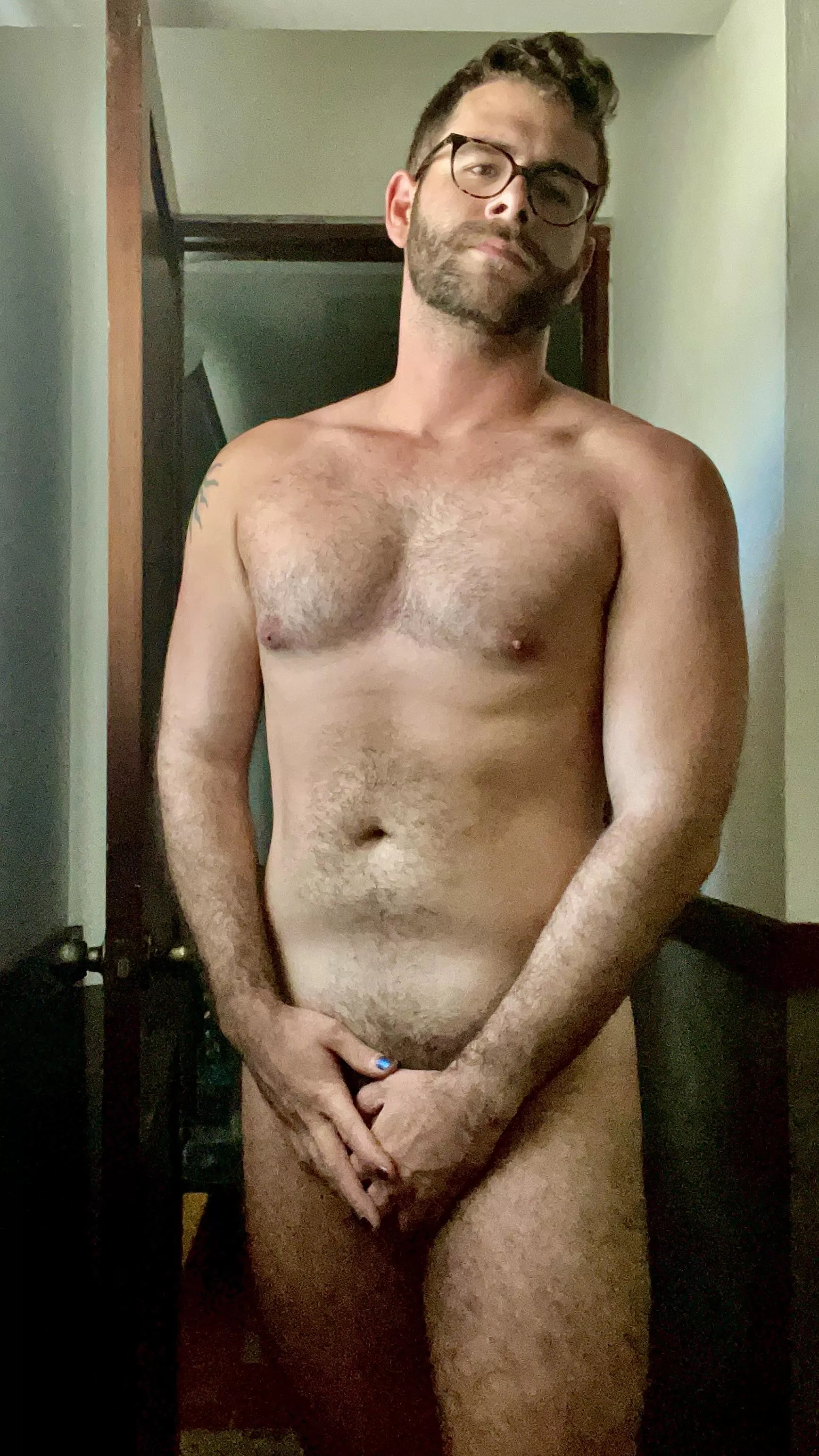 Trimmed up a bit for vacation but still pretty hairy