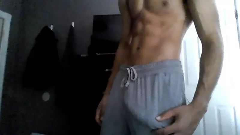 Trying not to stretch my sweatpants 🍆