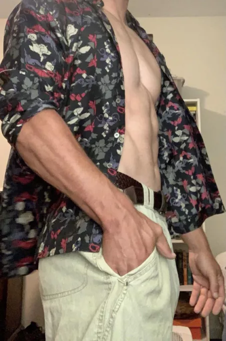 trying on a new shirt for a wedding trying on a new shirt for a wedding
