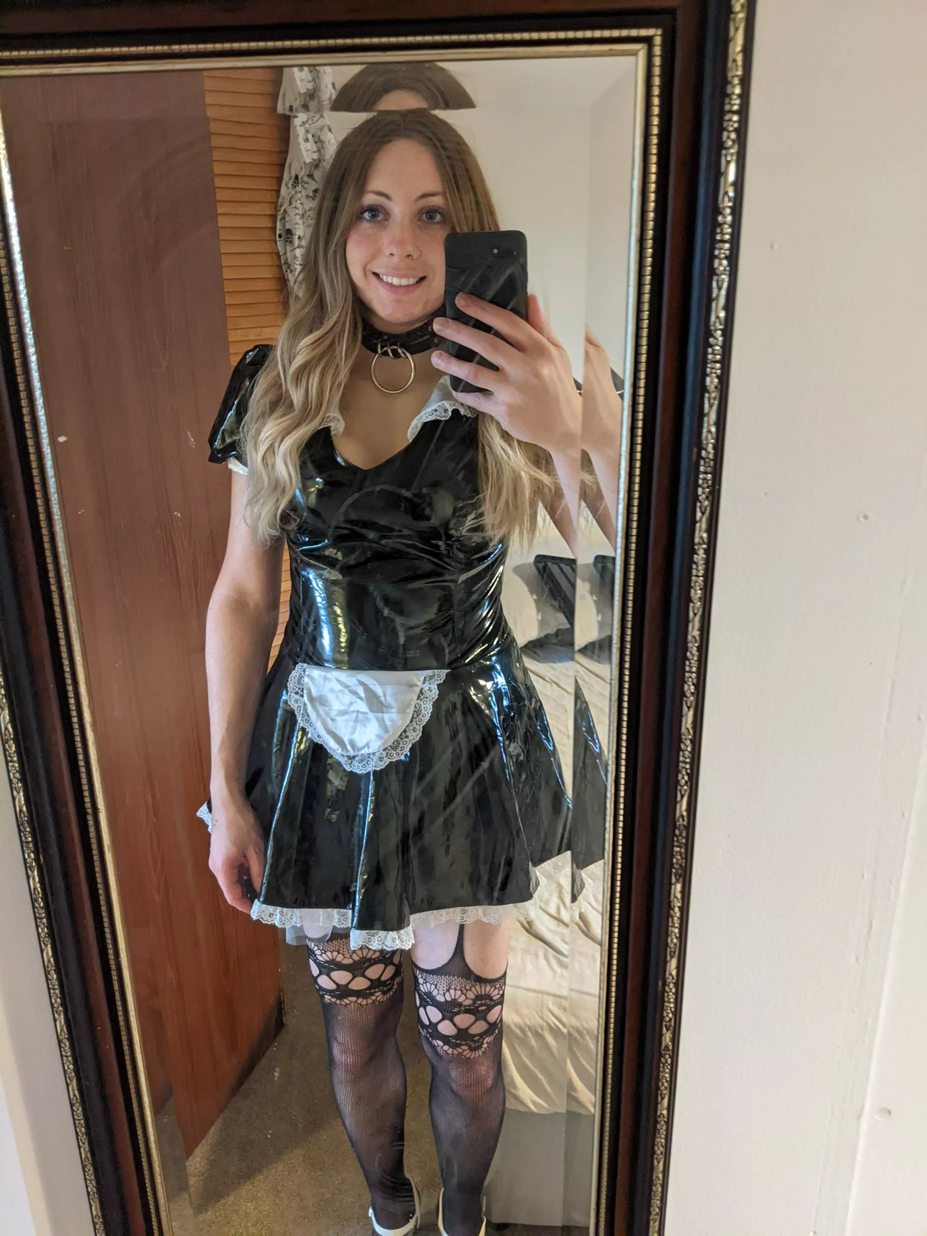 Trying on my new work outfit 😜