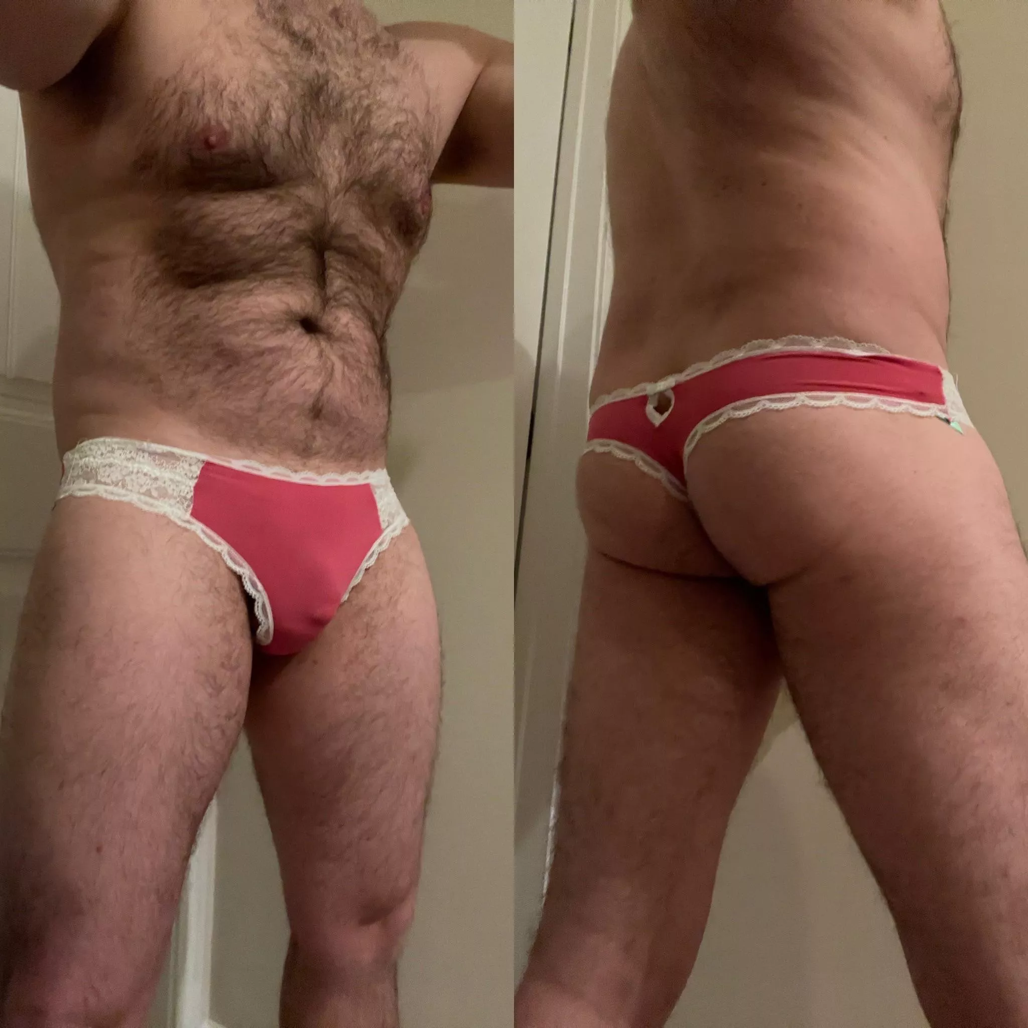 Trying to look hot in pink…