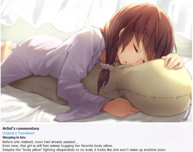 Turned in to a pillow