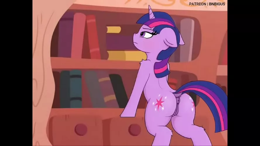 Twilight reaching for her dildo (: artist unknown