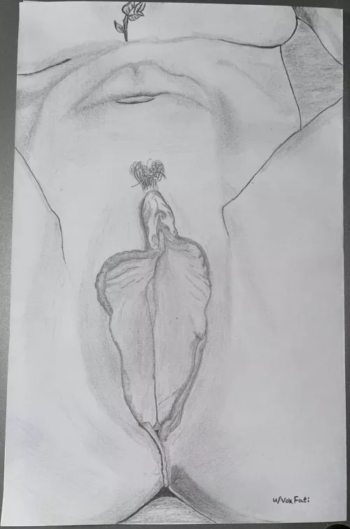 u/fitnessgurly1’s heart trim never disappoints. Drawn by u/VoxFati