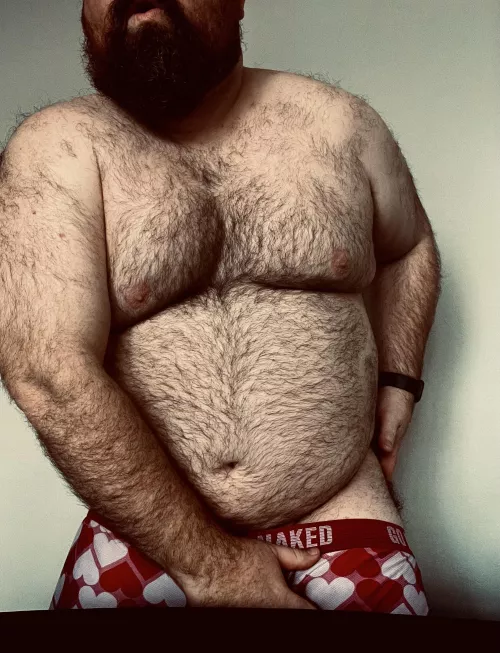 Uh oh, you caught me with my pants down on Valentines Day!