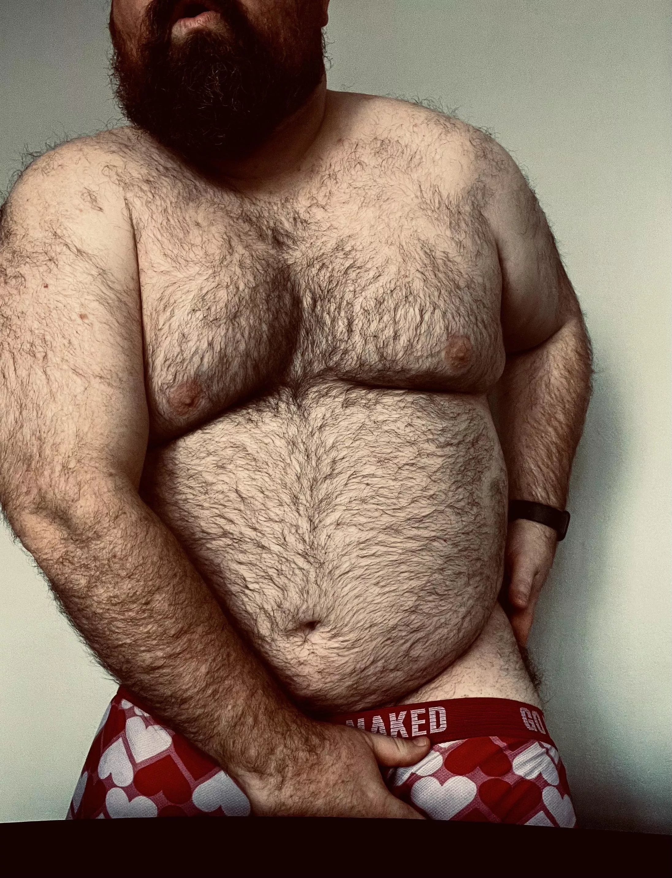 Uh oh, you caught me with my pants down on Valentines Day!