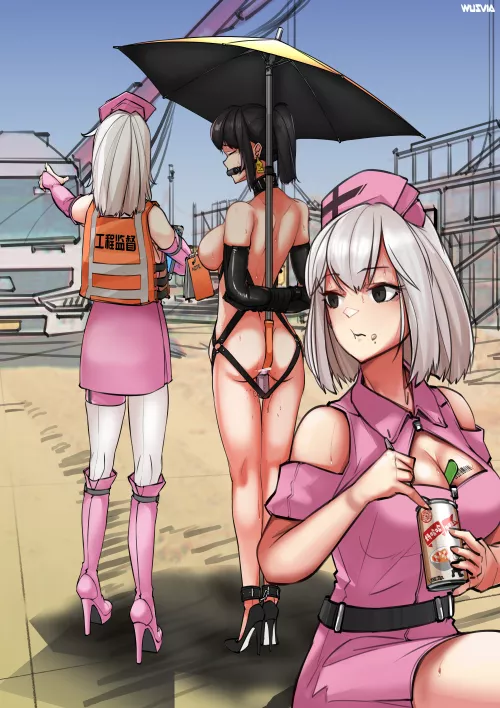 Umbrella hook goes where?!