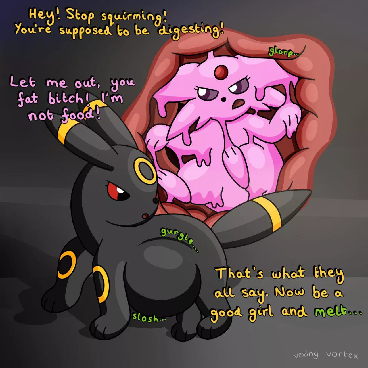 Umbreon Vore (by vexing-vortex on Furaffinity) Umbreon Vore (by vexing-vortex on Furaffinity)