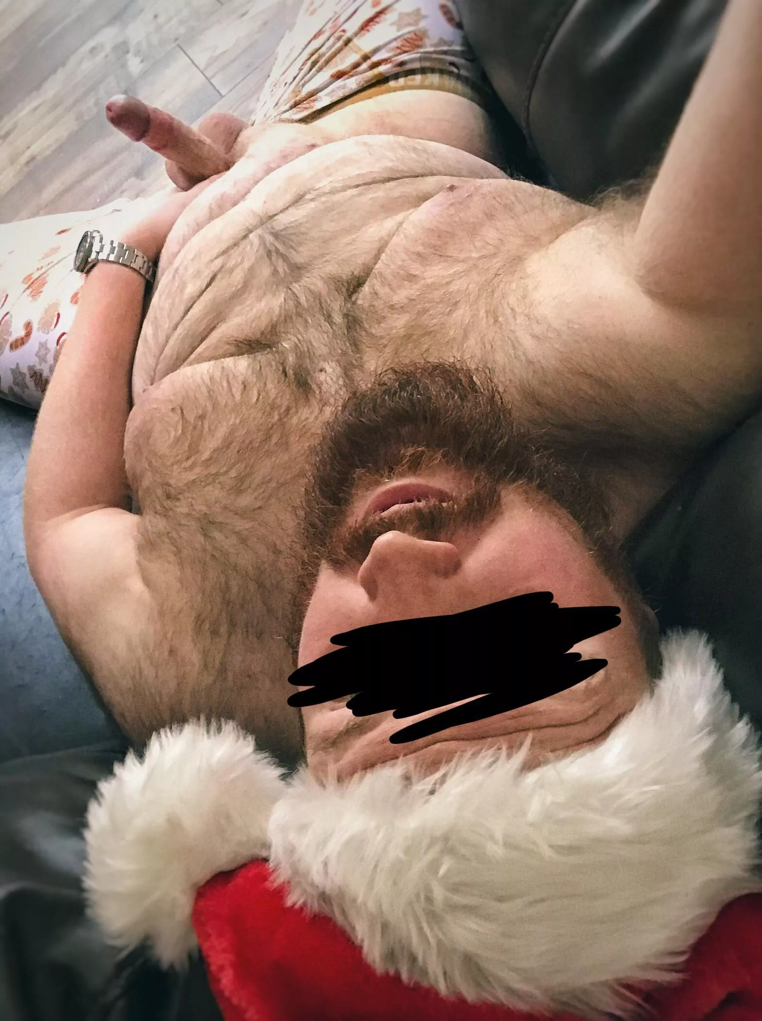 “Umm can I come stuff your stocking please?” 🥺