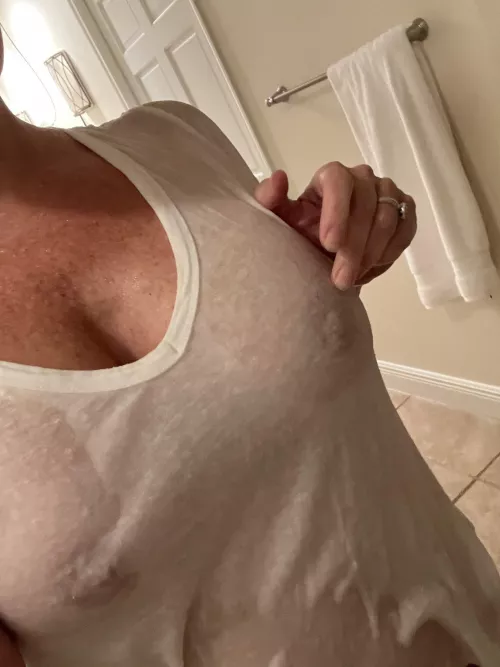 unexpected visit into the pool