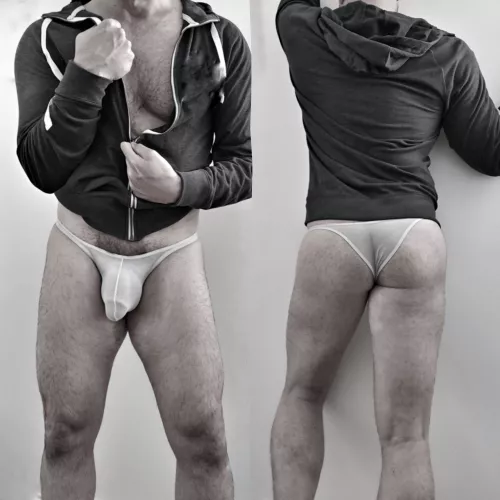 Unzip and turn around.