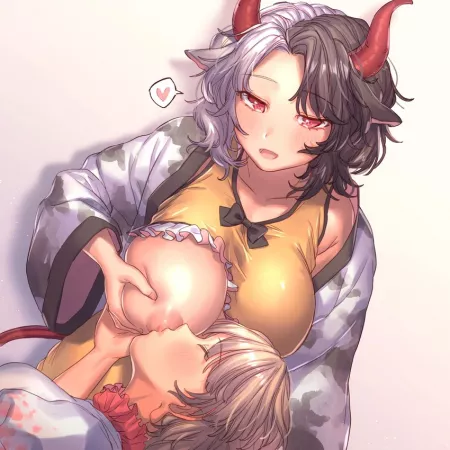 Urumi is breastfeeding Eika Ebisu Urumi is breastfeeding Eika Ebisu