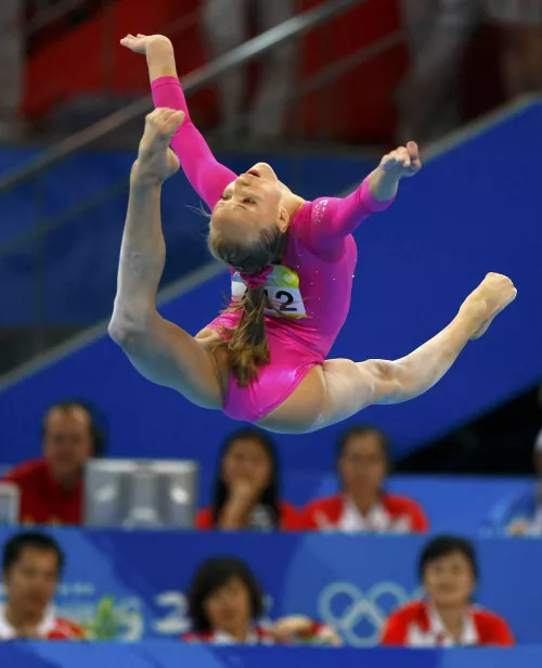 USA artistic gymnast Nastia Liukin at the 2008 Olympics USA artistic gymnast Nastia Liukin at the 2008 Olympics