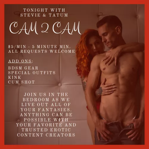 Use us for your pleasure, and let's sexplore together from 8:30-11:30pm PST π Link in comments