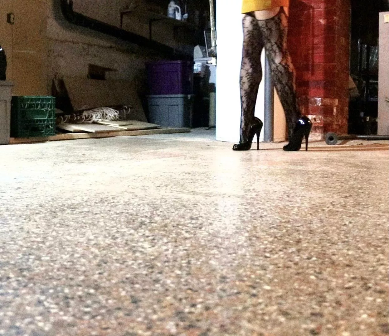 Using a body stocking as pantyhose Using a body stocking as pantyhose