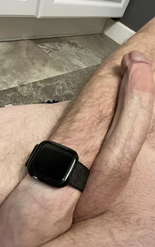 Using my arm as a ruler!