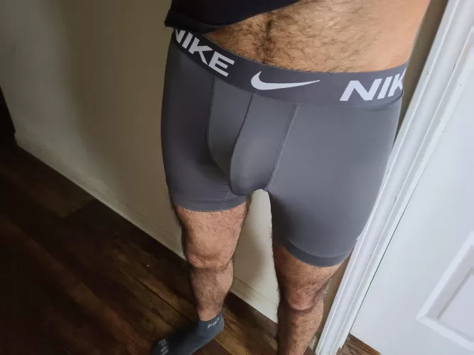 Usually wear boxer shorts but decided to try something different.