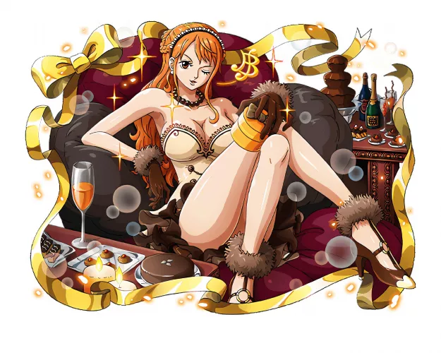 Valentine's Day Nami ๐๐งก๐ (One Piece Treasure Cruise)