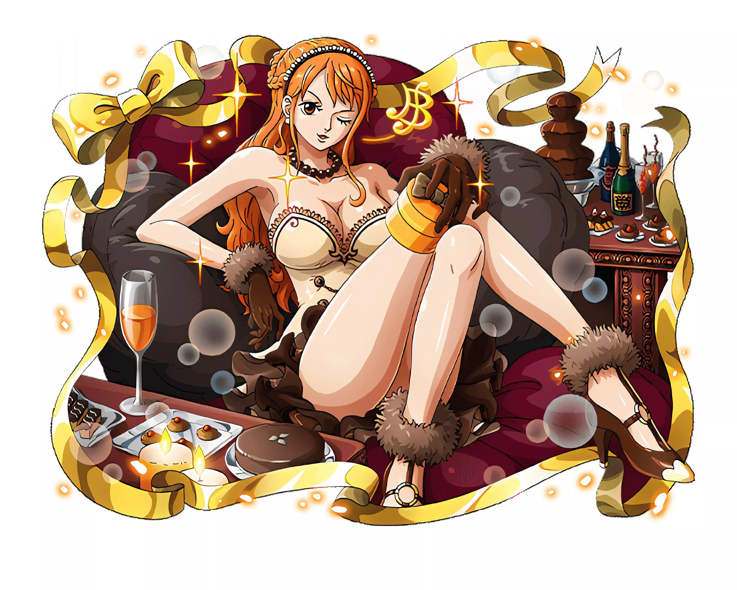 Valentine's Day Nami 💕🧡💖 (One Piece Treasure Cruise) Valentine's Day Nami 💕🧡💖 (One Piece Treasure Cruise)
