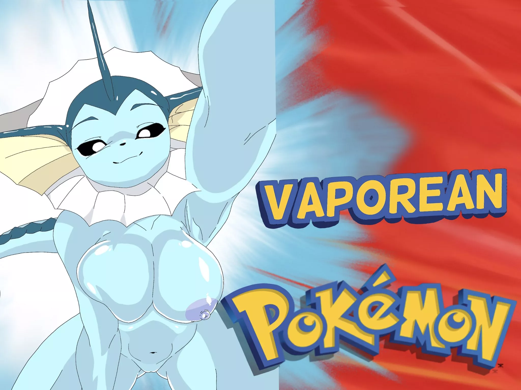 Vaporeon - @nforgivenartist Vaporeon - @nforgivenartist