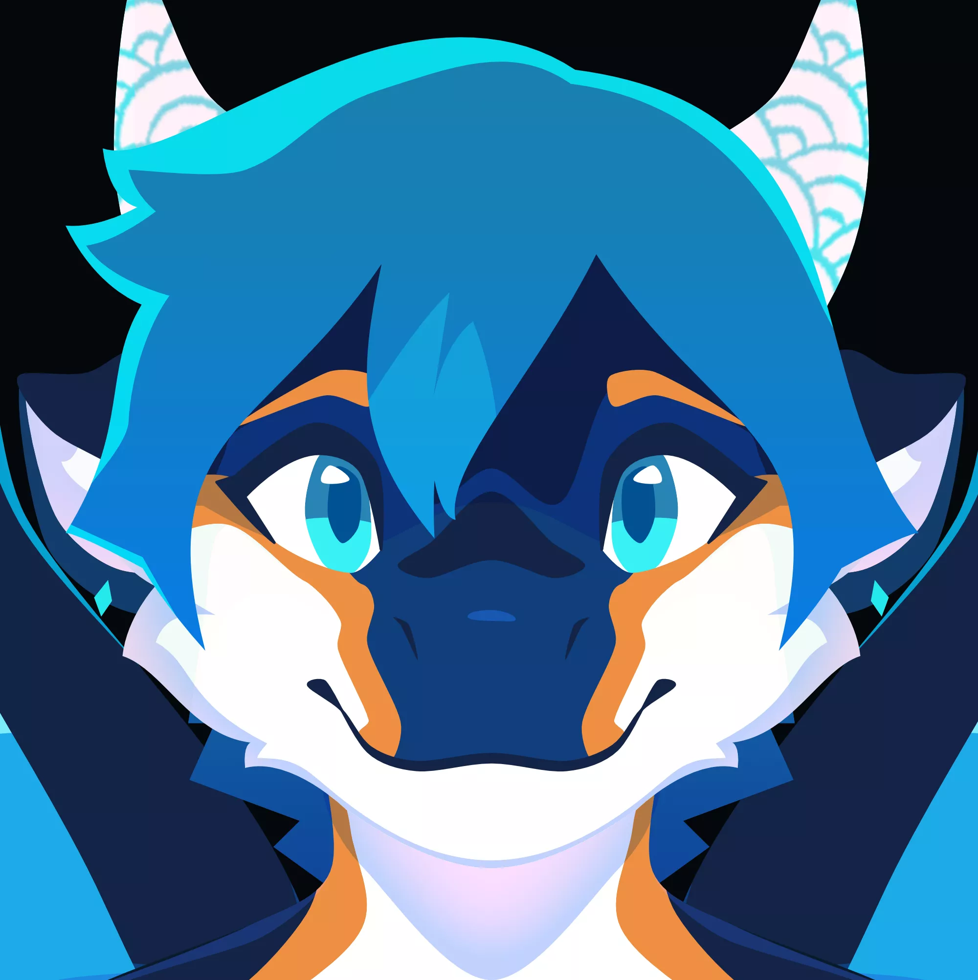 Vector icon of my dragon (art by me)