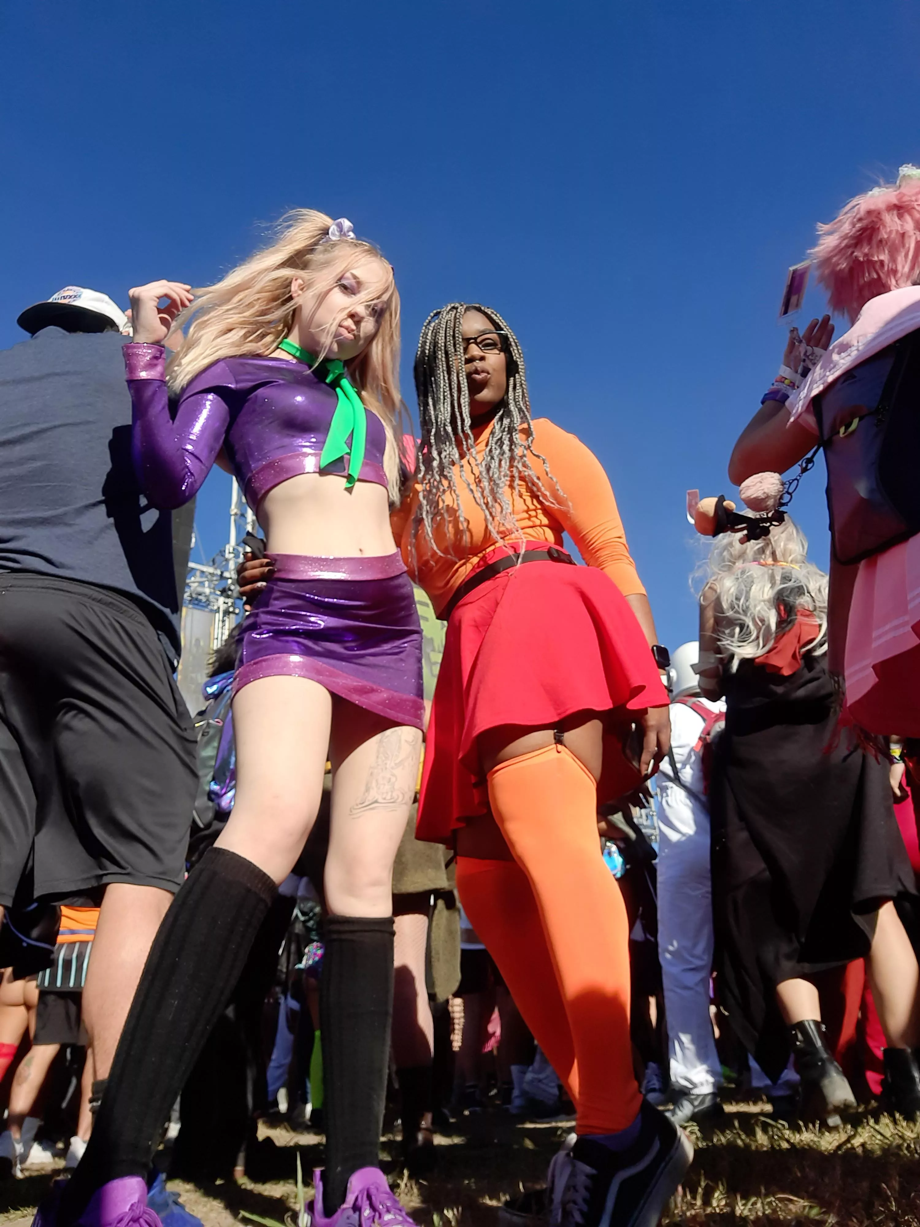 Velma and Daphne at Freaky Deaky Velma and Daphne at Freaky Deaky