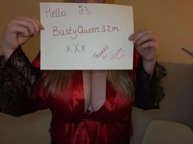 Verification of my 32M Cups massive tits! π