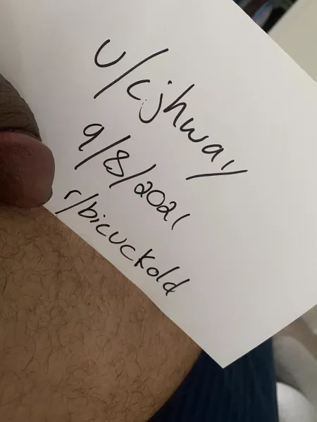 Verification Post. I am very real. Let’s make each other cum.
