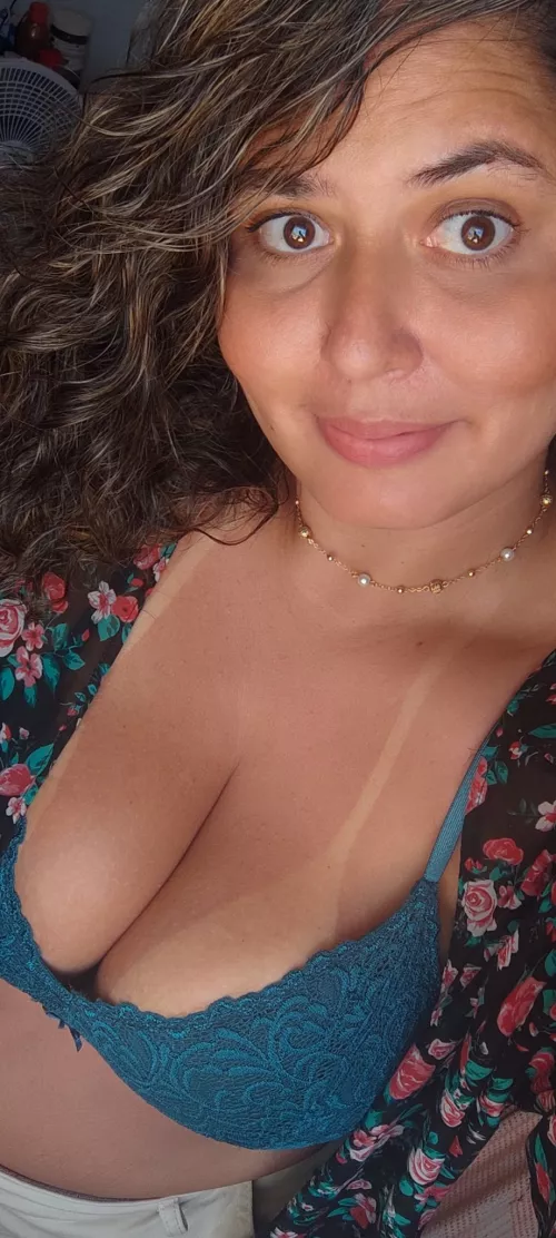 Very tanned