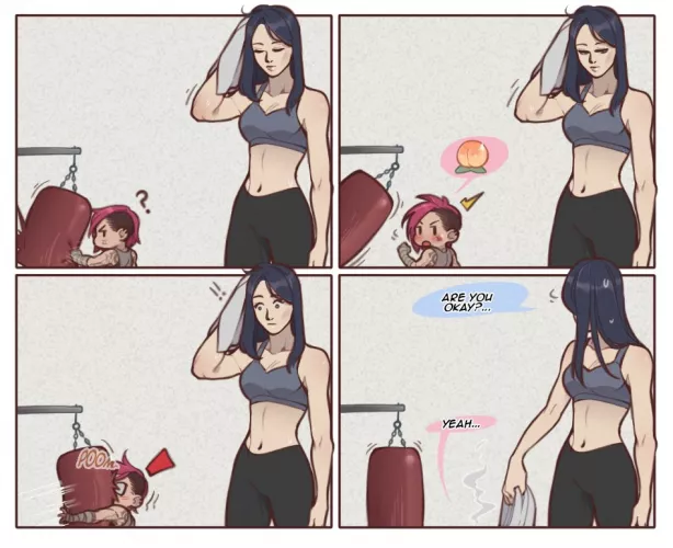 Vi and Caitlyn training (OmyChan) [League of Legends]