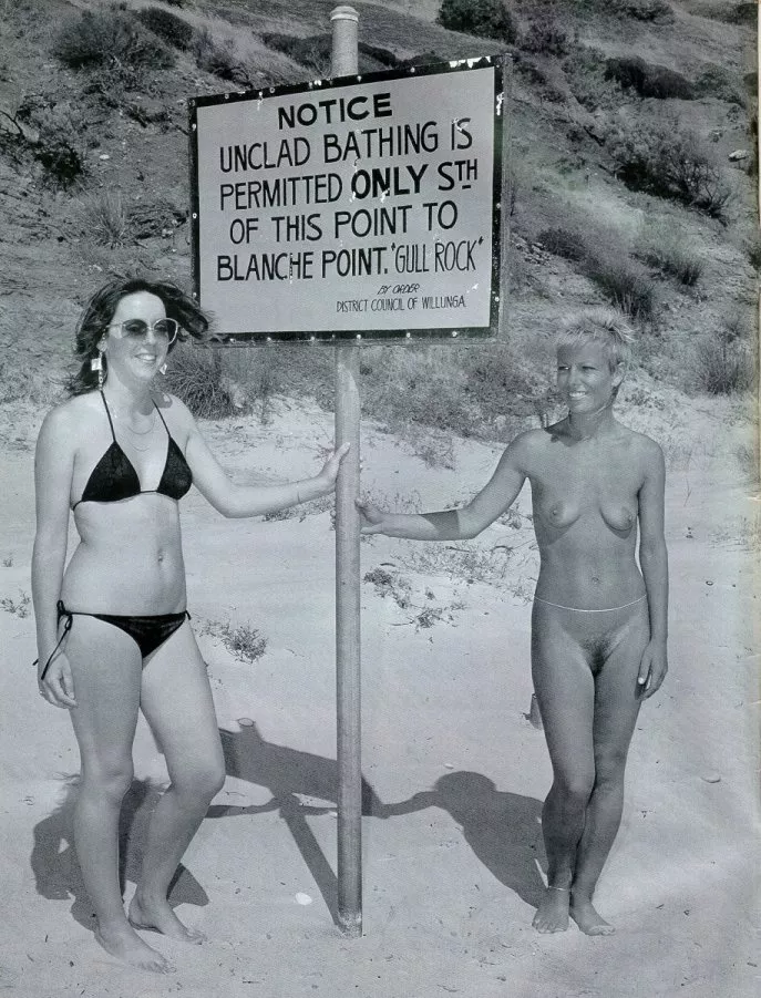 Vintage: Unclad Bathing (Gull Rock National Park, Willunga, South Australia) Vintage: Unclad Bathing (Gull Rock National Park, Willunga, South Australia)