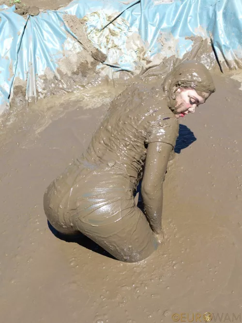 Virag in the mud pit