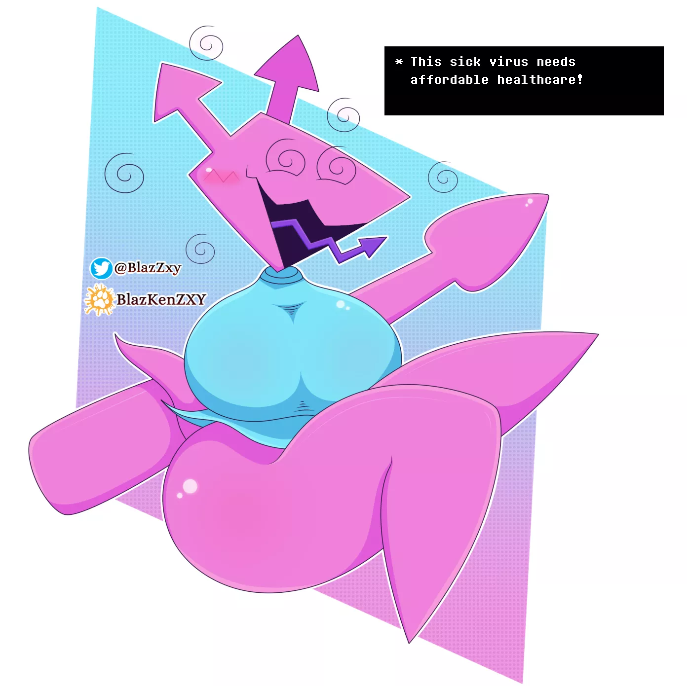 Virovirokun floated in! (@BlazZxy) Virovirokun floated in! (@BlazZxy)