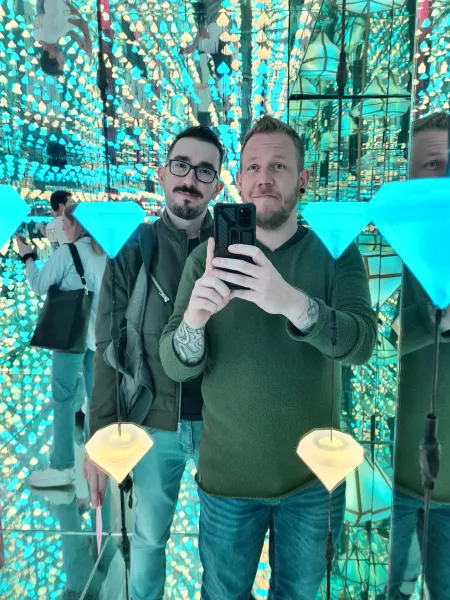 Visiting some amazing art instalations with the boyfriend 😊 Visiting some amazing art instalations with the boyfriend 😊