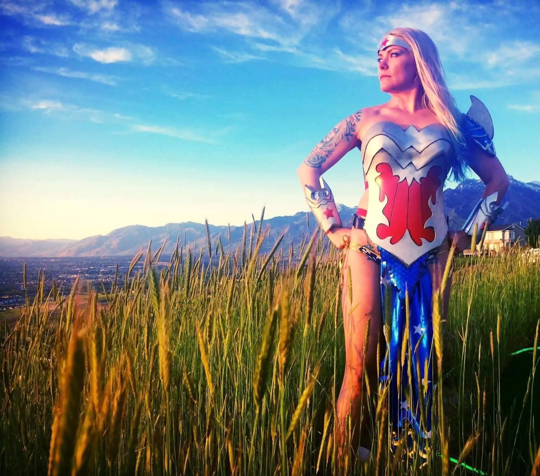 Vixen Blue (self) as Ame-Comi Wonder Woman