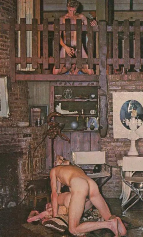 “Voyeur on the balcony” …