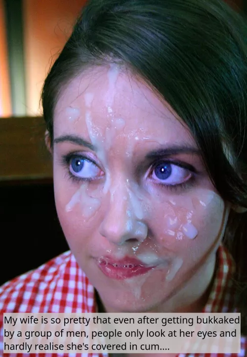 Wait, what cum on her face?