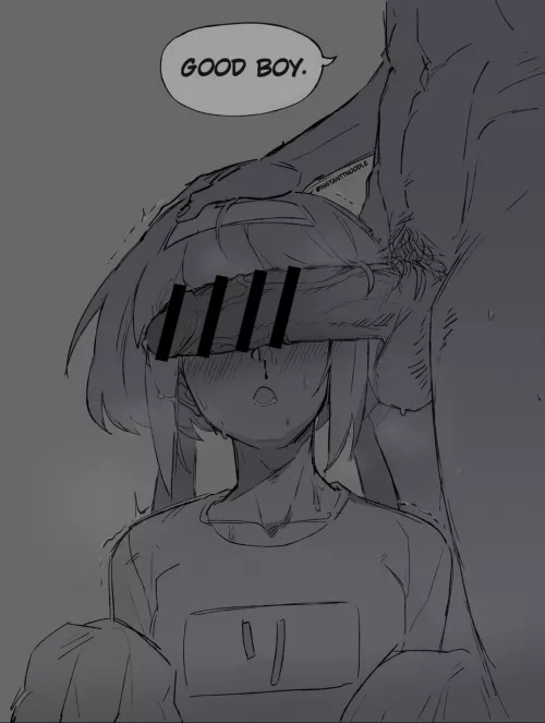 waiting for his treat